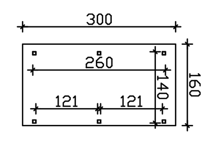 Skan Holz Holzunterstand Max 1
