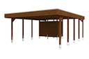 Vorschaubild Skan Holz Carport Friesland 557x708 cm inkl. Abstellraum Sparset 4