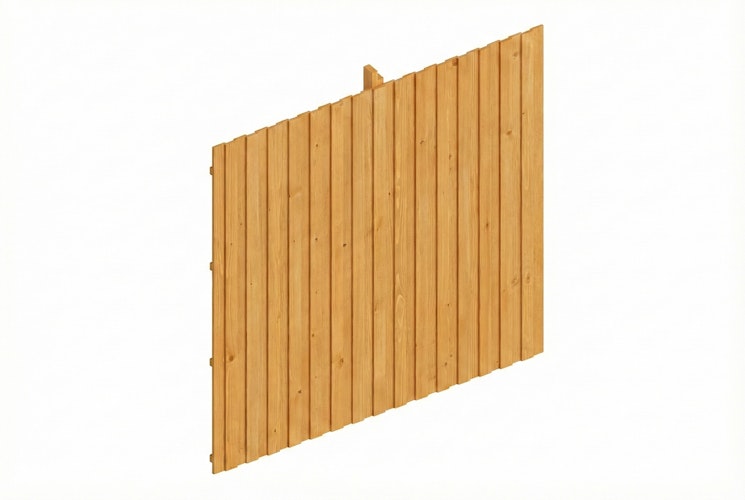 Skan Holz Carport Rückwand - Deckelschalung