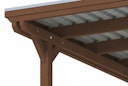 Vorschaubild Skan Holz Emsland - Flachdach Caravan-Carport aus Leimholz Breite 402 cm