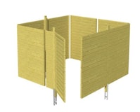Skan Holz Abstellraum C2 für Carports - Profilschalung Skan Holz Abstellraum C2 für Carports - ProfilschalungZubehörbild