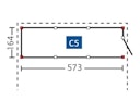 Vorschaubild Skan Holz Abstellraum C5 für Carports - Profilschalung