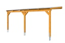 Vorschaubild Skan Holz Wandanbau-Carport Vogtland 300 x 541 cm
