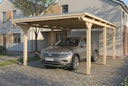 Vorschaubild Skan Holz Emsland - Flachdach Carport aus Leimholz Breite 402 cm