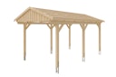 Vorschaubild Skan Holz Fichtelberg - Satteldach Einzelcarport Breite 317 cm