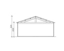 Vorschaubild Skan Holz 45 mm Garage Holzgarage Varberg 1/2/3