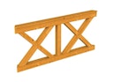 Vorschaubild Skan Holz Brüstung Andreaskreuze zu Pavillon Nancy