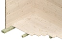 Vorschaubild Skan Holz Gartenhaus Tournai 2 mit Schiebetür - 28 mm 