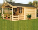 Vorschaubild Skan Holz 28 mm Gartenhaus Como
