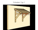 Vorschaubild Skan Holz Pultdach Vordach Potsdam