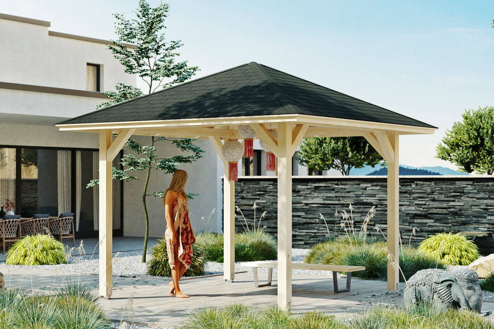 Skan Holz Pavillon Cannes