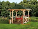 Vorschaubild Skan Holz Brüstung Andreaskreuze Pavillon Colmar