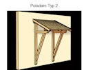 Vorschaubild Skan Holz Pultdach Vordach Potsdam