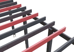 Skan Holz Schneelasterhöhung für ,,Friesland" Flachdach Carports 