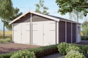 Vorschaubild Skan Holz 45 mm Garage Holzgarage Varberg 1/2/3