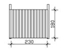 Vorschaubild Skan Holz Seitenwand für Leimholz Carports - Deckelschalung