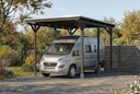 Vorschaubild Skan Holz Emsland - Flachdach Caravan-Carport aus Leimholz Breite 402 cm