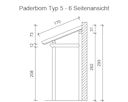 Vorschaubild Skan Holz Pultdach Vordach Paderborn