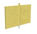 Vorschaubild Skan Holz Rückwand für Einzelcarports - Profilschalung