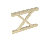 Skan Holz Brüstung Andreaskreuze zu Pavillon Nancy Skan Holz Brüstung Andreaskreuze zu Pavillon NancyZubehörbild