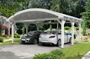 Vorschaubild Skan Holz Franken - Bogendach Doppelcarport aus Leimholz Breite 635 cm