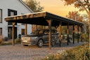Vorschaubild Skan Holz Friesland - Flachdach Carport aus Nadelholz Breite 402 cm