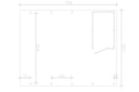 Vorschaubild Skan Holz Carport Friesland Hybrid Set 14 557x708 cm inkl. Abstellraum