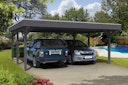 Vorschaubild Skan Holz Spessart- Flachdach Doppelcarport aus Leimholz Breite 611 cm