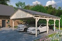 Vorschaubild Skan Holz Fichtelberg - Satteldach Einzelcarport Breite 618 cm