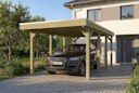 Vorschaubild Skan Holz Friesland - Flachdach Carport aus Nadelholz Breite 320 cm