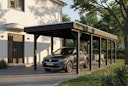 Vorschaubild Skan Holz Friesland - Flachdach Carport aus Nadelholz Breite 320 cm