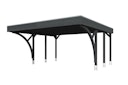 Vorschaubild Skan Holz Carport Friesland 557x555 cm inkl. 2 Einfahrtsbögen Sparset 8