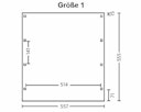 Vorschaubild Skan Holz Friesland - Flachdach Doppelcarport Profil - Breite 557 cm Nadelholz