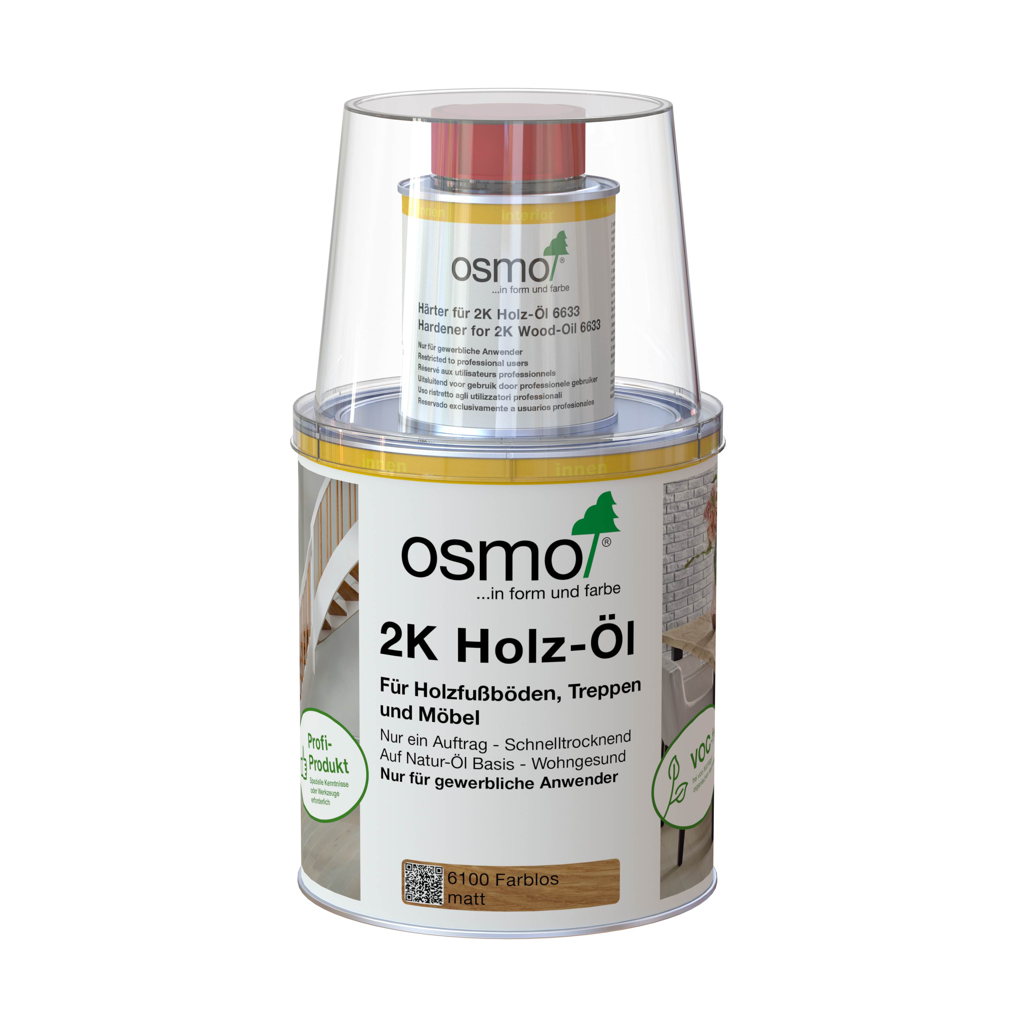 OSMO 2-K Holz-Öl inkl. Härter