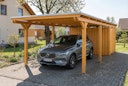 Vorschaubild Skan Holz Emsland - Flachdach Carport aus Leimholz Breite 340 cm