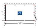 Vorschaubild Skan Holz Abstellraum C6 für Carports - Profilschalung