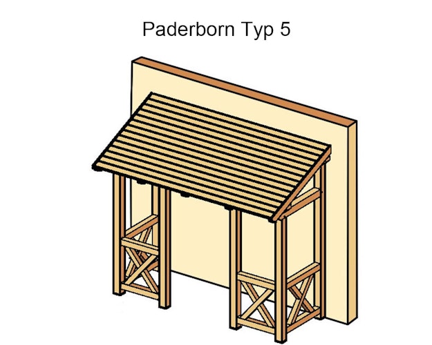 Skan Holz Pultdach Vordach Paderborn