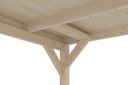 Vorschaubild Skan Holz Grunewald - Flachdach Carport aus Leimholz Breite 321 cm