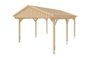 Vorschaubild Skan Holz Fichtelberg - Satteldach Einzelcarport Breite 423 cm
