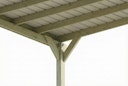 Vorschaubild Skan Holz Carport Friesland 320x555 cm inkl. 1 Einfahrtsbogen Set E