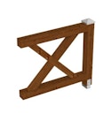 Vorschaubild Skan Holz Brüstung Andreaskreuz zu Pavillon Cannes / Orleans
