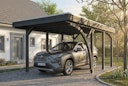 Vorschaubild Skan Holz Carport Friesland 320x555 cm inkl. 1 Einfahrtsbogen Set E