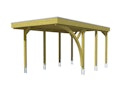 Vorschaubild Skan Holz Carport Friesland 314x555 cm inkl. 1 Einfahrtsbogen Sparset 5