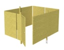 Vorschaubild Skan Holz Abstellraum C4 für Carports - Profilschalung