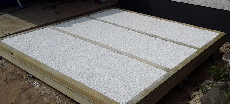 Fußboden Dämmungspaket für Gartenhäuser/Saunahäuser von 12-15 m² Innenfläche