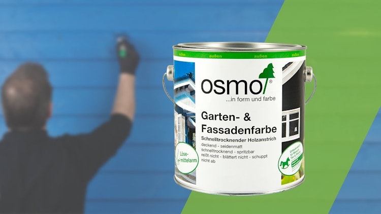Osmo Garten und Fassadenfarbe für Außenbereich in Wunschfarbton 2,5l (Farbmischservice) Osmo Garten und Fassadenfarbe für Außenbereich in Wunschfarbton 2,5l (Farbmischservice)