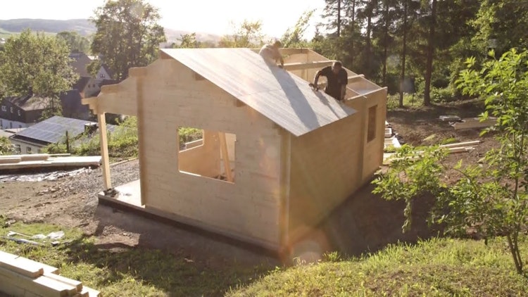 Skan Holz 45 mm Blockbohlenhaus St. Moritz 1 Skan Holz 45 mm Blockbohlenhaus St. Moritz 1